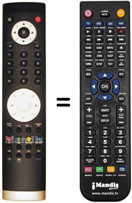 T&eacute;l&eacute;commande &eacute;quivalente RC1050