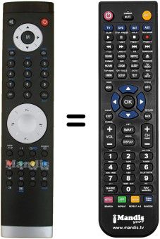 T&eacute;l&eacute;commande &eacute;quivalente RC1050