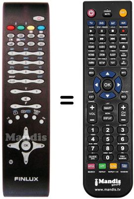 T&eacute;l&eacute;commande &eacute;quivalente RC1082