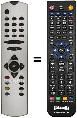 Replacement remote control RC1243