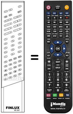 Replacement remote control RC327