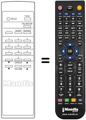 Replacement remote control RC56