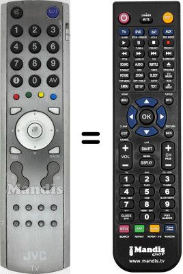 Replacement remote control JVC PD-42X50BS