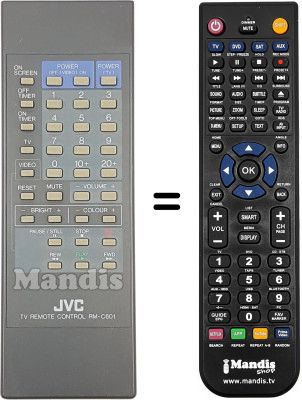 Télécommande équivalente JVC C210EK