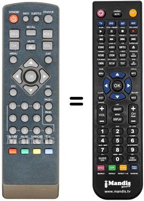 T&eacute;l&eacute;commande &eacute;quivalente REMCON1131