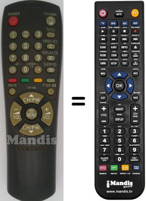 Replacement remote control Samsung CF683CN3X Replacement remote control Samsung CF683CN3X