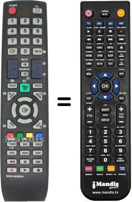 Télécommande équivalente Samsung LE46B530P7WXUA Télécommande équivalente Samsung LE46B530P7WXUA