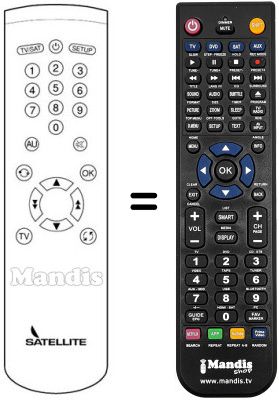 Replacement remote control REMCON349 Replacement remote control REMCON349