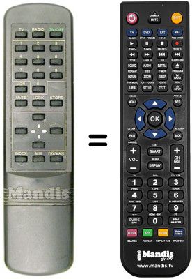 Télécommande équivalente REMCON1098 Télécommande équivalente REMCON1098