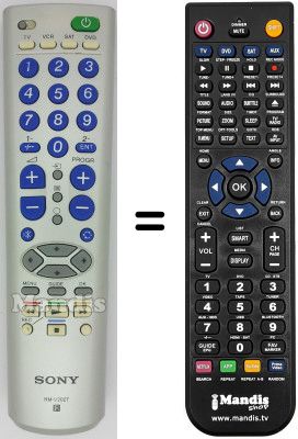 Replacement remote control Samsung RM-V202T Replacement remote control Samsung RM-V202T