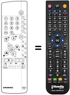 Replacement remote control REMCON175