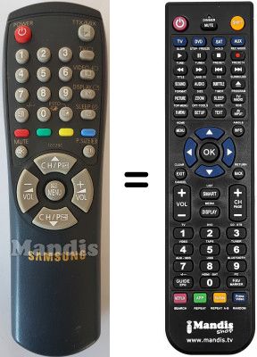 Télécommande équivalente AA59-10129C Télécommande équivalente AA59-10129C