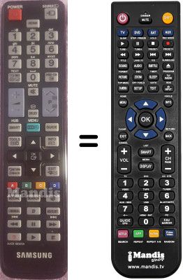 Télécommande équivalente AA59-00509A Télécommande équivalente AA59-00509A