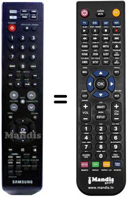 Replacement remote control Samsung HTX50 Replacement remote control Samsung HTX50