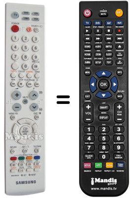 Télécommande équivalente Samsung BN59-00618A Télécommande équivalente Samsung BN59-00618A