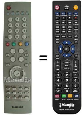 Télécommande équivalente TM65A Télécommande équivalente TM65A