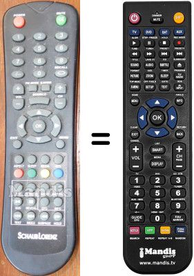 Télécommande équivalente Schaub Lorenz LT154-130DBU