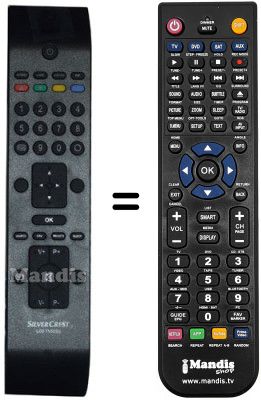 Télécommande équivalente AGB RC3902 Télécommande équivalente AGB RC3902