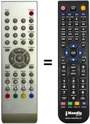 T&eacute;l&eacute;commande &eacute;quivalente Sogo SS1925