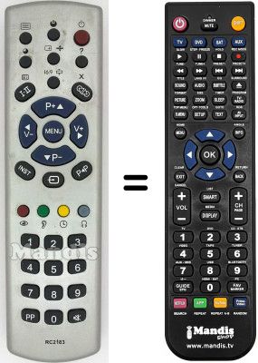 Replacement remote control Magnum TV7051