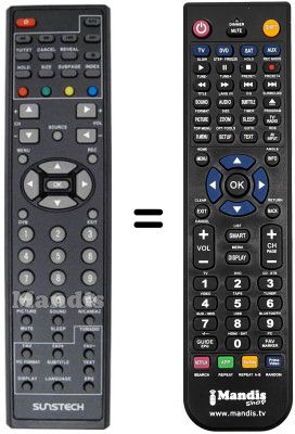 Télécommande équivalente REMCON513