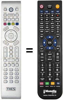 Replacement remote control THES TL2010BTP