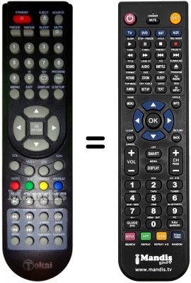 T&eacute;l&eacute;commande &eacute;quivalente Tokai003