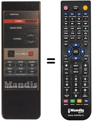 Télécommande équivalente REMCON949