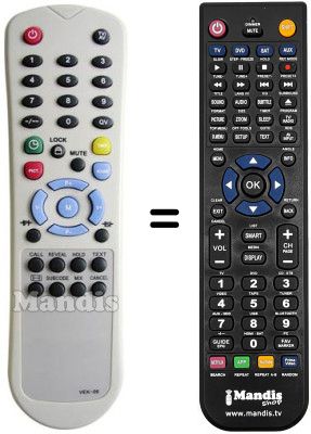 Replacement remote control DIUNAMAI H2TVC14K