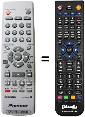 Replacement remote control VXX2983