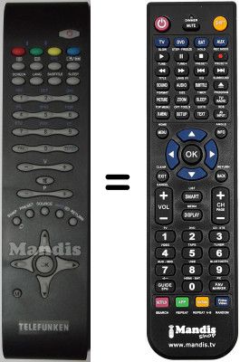 Télécommande équivalente Telefunken TE22880FB6
