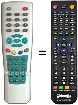 Replacement remote control REMCON1290