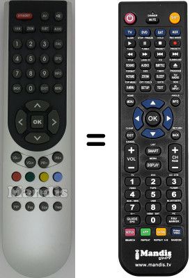 Replacement remote control Oki TV32TIT