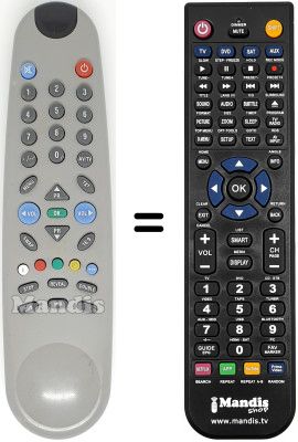 Replacement remote control Beko H19187
