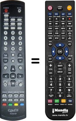 Replacement remote control Q.BELL QBT.32DA