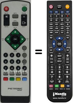 Replacement remote control Metronic ZAP BOX SINGLE4.2