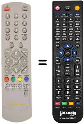Replacement remote control Manhattan 6800