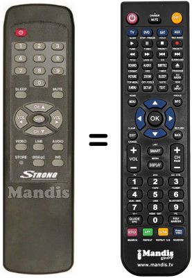 Télécommande équivalente Strong 520LT