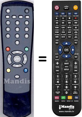 T&eacute;l&eacute;commande &eacute;quivalente Asci DTR1000