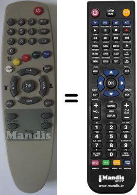 Replacement remote control Axil ADC730