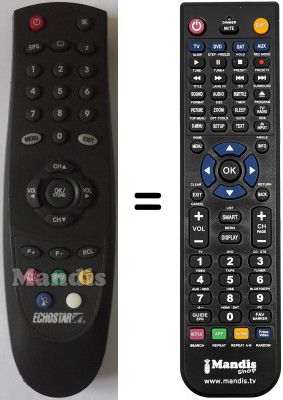 Replacement remote control Echostar DSB2200