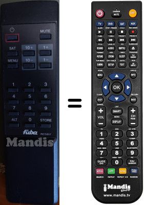 T&eacute;l&eacute;commande &eacute;quivalente RC5817