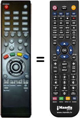 Replacement remote control Head SD3700