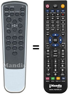 Replacement remote control Sedea S900