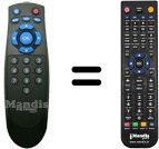 Télécommande équivalente Metronic 441531