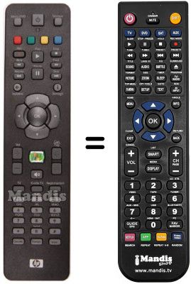 T&eacute;l&eacute;commande &eacute;quivalente RC1314607 / 00