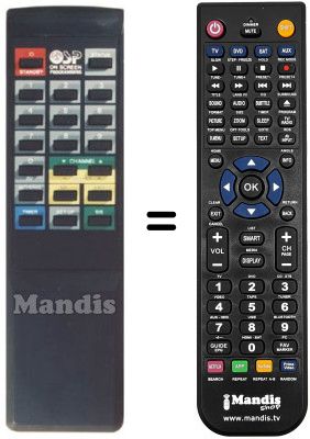 Replacement remote control Amstrad SRX510