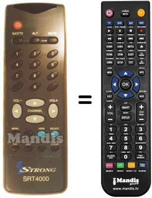 Replacement remote control FRACARRO SRT4000
