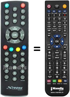 Télécommande équivalente Strong SRT6415