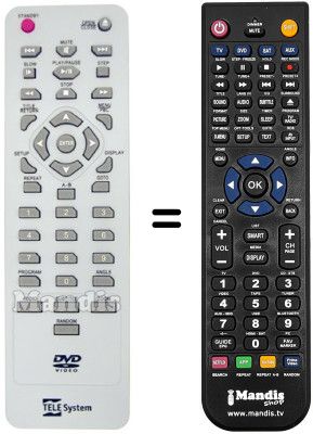 Replacement remote control Telesystem TS5.2VX